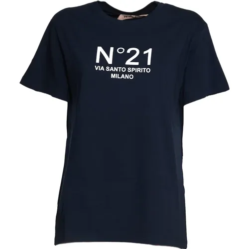 N21 - Tops > T-Shirts - Blue - N21 - Modalova