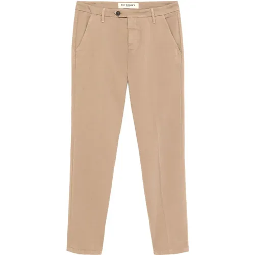 Trousers > Slim-fit Trousers - - Roy Roger's - Modalova