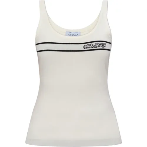 Off - Tops > Sleeveless Tops - - Off White - Modalova