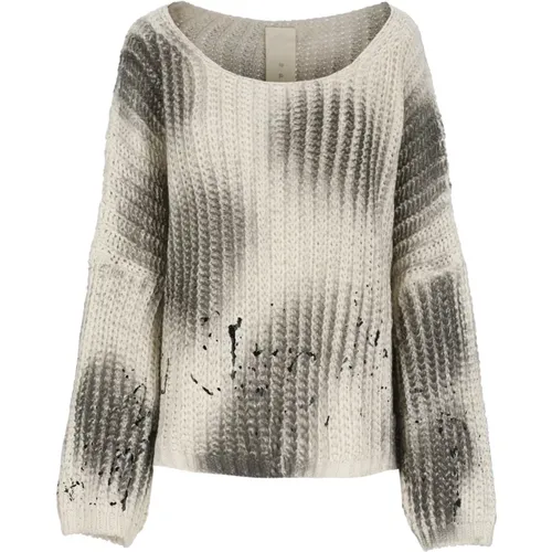 Knitwear > Round-neck Knitwear - - Sanctamuerte - Modalova