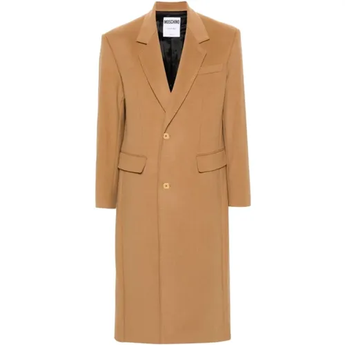 Coats > Single-Breasted Coats - - Moschino - Modalova