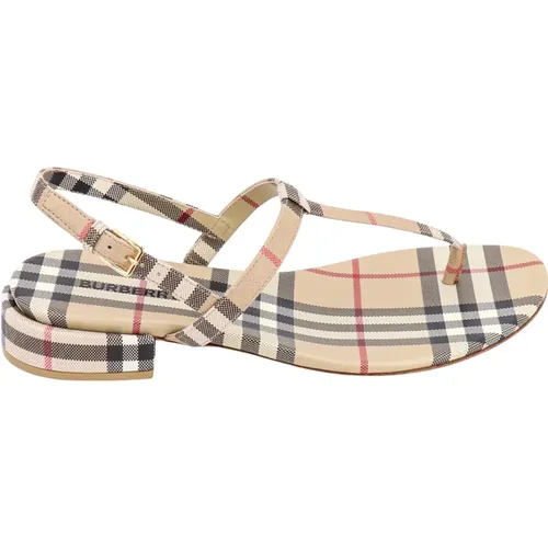 Shoes > Sandals > Flat Sandals - - Burberry - Modalova