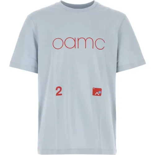 Oamc - Tops > T-Shirts - Blue - Oamc - Modalova