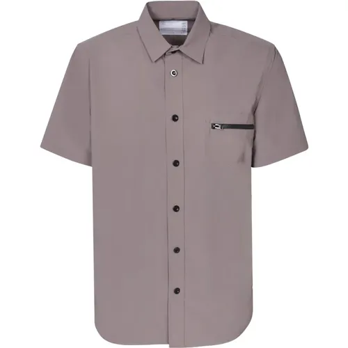 Shirts > Short Sleeve Shirts - - Sacai - Modalova