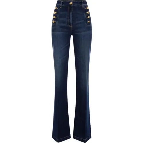 Jeans > Flared Jeans - - Elisabetta Franchi - Modalova