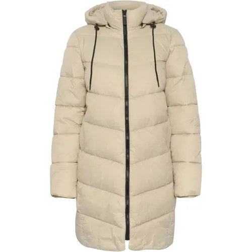 Kaffe - Coats > Parkas - Beige - Kaffe - Modalova