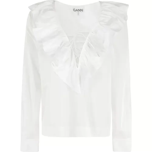 Blouses & Shirts > Blouses - - Ganni - Modalova