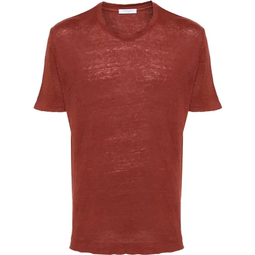 Boglioli - Tops > T-Shirts - Red - Boglioli - Modalova