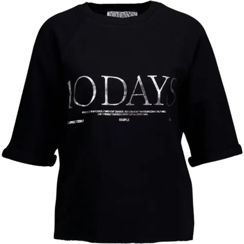 Days - Tops > T-Shirts - Black - 10Days - Modalova