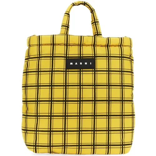 Marni - Bags > Tote Bags - Yellow - Marni - Modalova