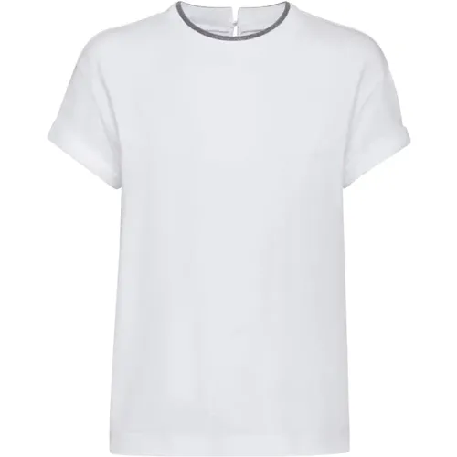 Tops > T-Shirts - - BRUNELLO CUCINELLI - Modalova