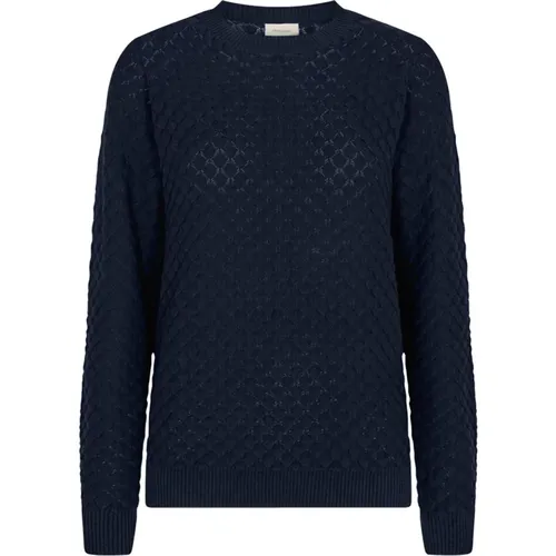 Knitwear > Round-neck Knitwear - - Freequent - Modalova