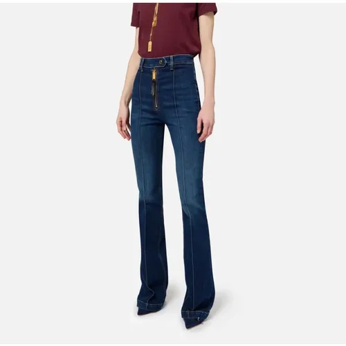 Jeans > Boot-cut Jeans - - Elisabetta Franchi - Modalova