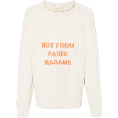 Knitwear > Round-neck Knitwear - - Drole de Monsieur - Modalova