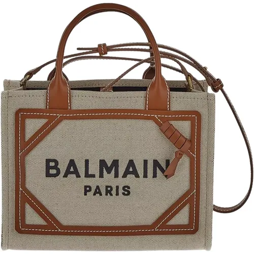 Balmain - Bags > Handbags - Brown - Balmain - Modalova