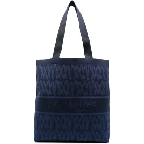 Moncler - Bags > Tote Bags - Blue - Moncler - Modalova