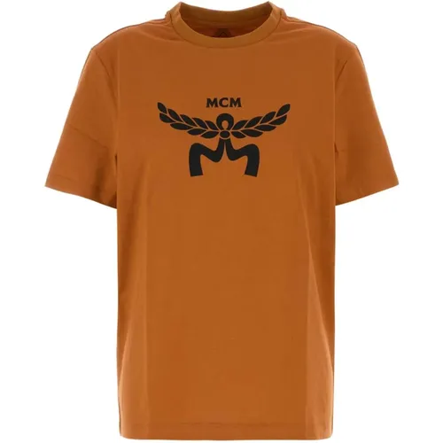 MCM - Tops > T-Shirts - Orange - MCM - Modalova