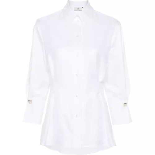 Blouses & Shirts > Shirts - - Elisabetta Franchi - Modalova