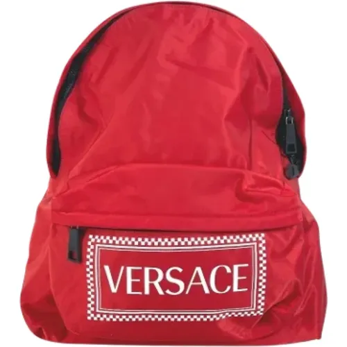 Pre-owned > Pre-owned Bags > Pre-owned Backpacks - - Versace Pre-owned - Modalova