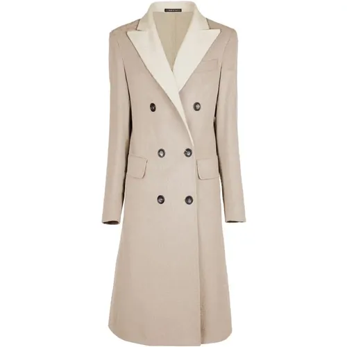 Coats > Double-Breasted Coats - - Made in Italia - Modalova