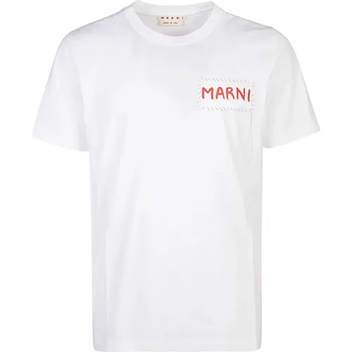 Marni - Tops > T-Shirts - White - Marni - Modalova