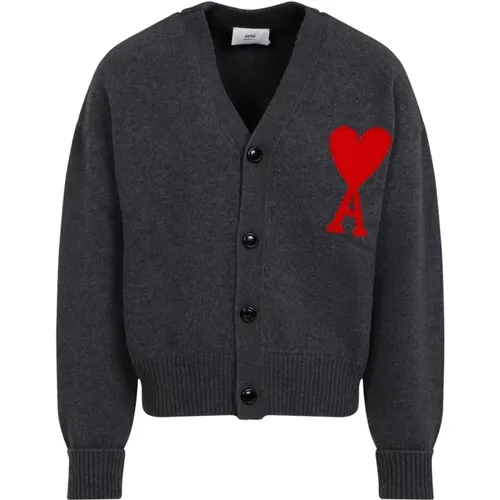 Knitwear > Cardigans - - Ami Paris - Modalova