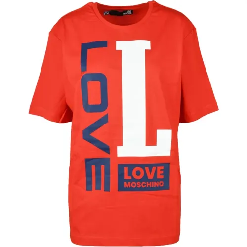 Tops > T-Shirts - - Love Moschino - Modalova