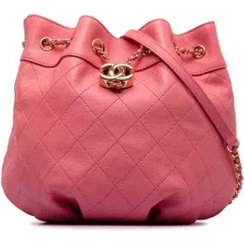 Pre-owned > Pre-owned Bags > Pre-owned Bucket Bags - - Chanel Vintage - Modalova