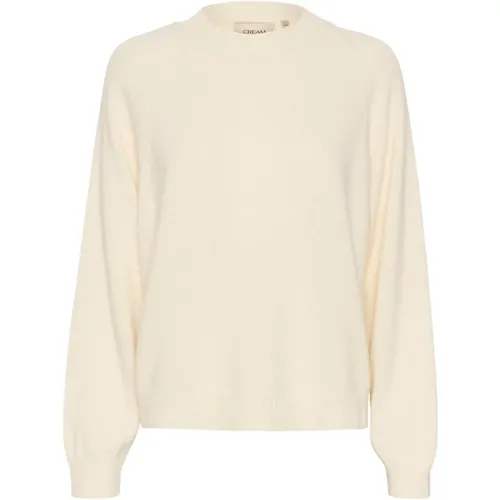 Knitwear > Round-neck Knitwear - - Cream - Modalova