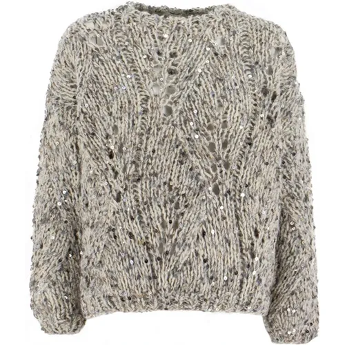 Knitwear > Round-neck Knitwear - - Panicale - Modalova