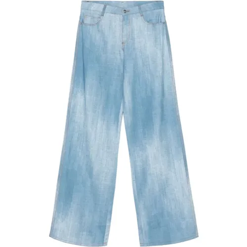 Jeans > Wide Jeans - - Ermanno Scervino - Modalova