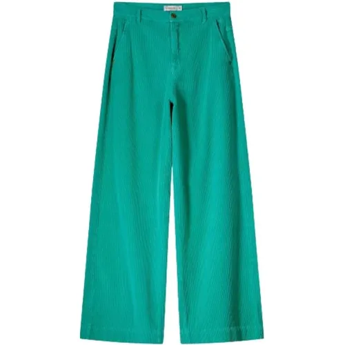 Trousers > Wide Trousers - - Summum Woman - Modalova