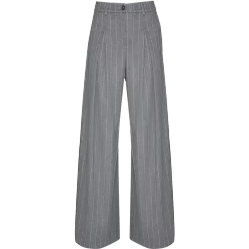 Trousers > Wide Trousers - - Manila Grace - Modalova