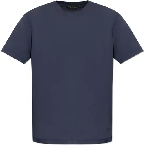 Tom Ford - Tops > T-Shirts - Blue - Tom Ford - Modalova