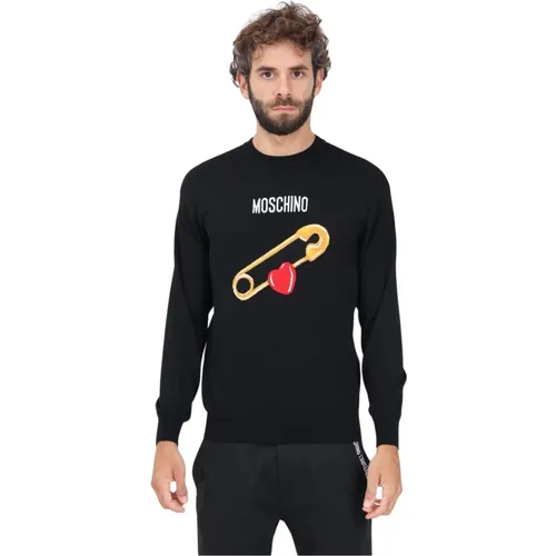 Knitwear > Round-neck Knitwear - - Moschino - Modalova