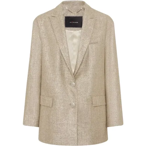 Kiton - Jackets > Blazers - Beige - Kiton - Modalova