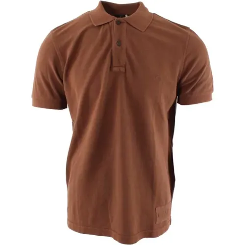 Fay - Tops > Polo Shirts - Brown - Fay - Modalova