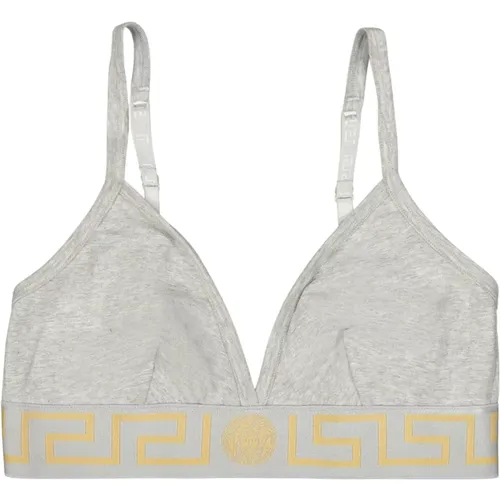 Versace - Underwear > Bras - Gray - Versace - Modalova