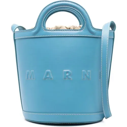 Marni - Bags > Bucket Bags - Blue - Marni - Modalova