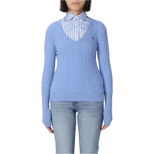 Knitwear > V-neck Knitwear - - Polo Ralph Lauren - Modalova