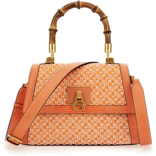 Guess - Bags > Handbags - Orange - Guess - Modalova