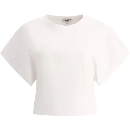 Agolde - Tops > T-Shirts - White - Agolde - Modalova