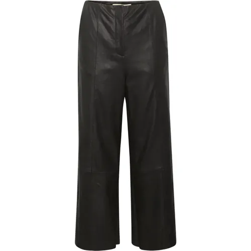 Trousers > Leather Trousers - - Soaked in Luxury - Modalova