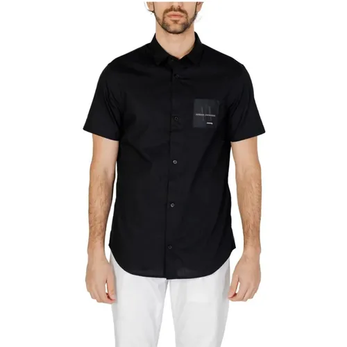 Shirts > Short Sleeve Shirts - - Armani Exchange - Modalova