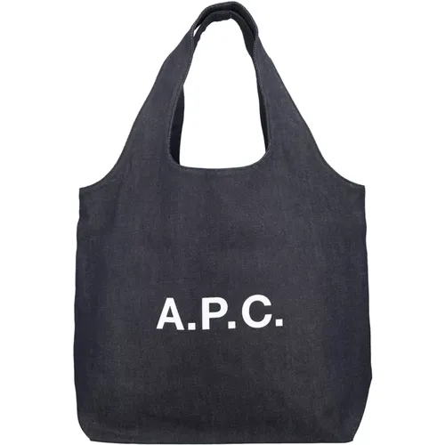 A.p.c. - Bags > Tote Bags - Blue - A.p.c. - Modalova