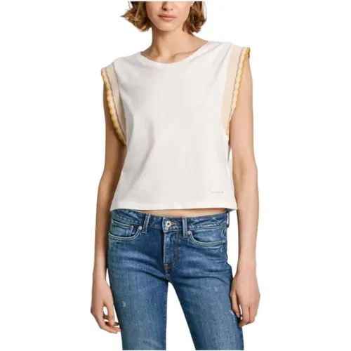 Tops > Sleeveless Tops - - Pepe Jeans - Modalova