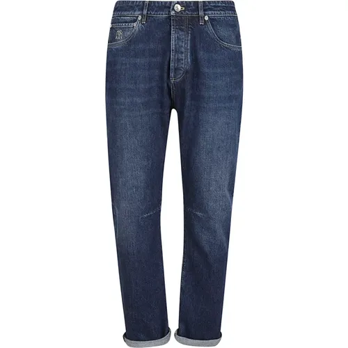 Jeans > Slim-fit Jeans - - BRUNELLO CUCINELLI - Modalova