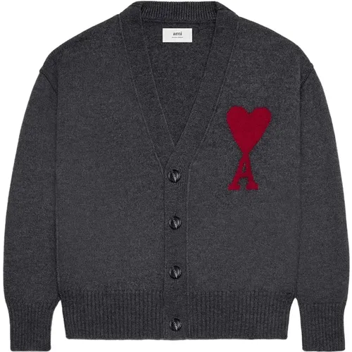 Knitwear > Cardigans - - Ami Paris - Modalova