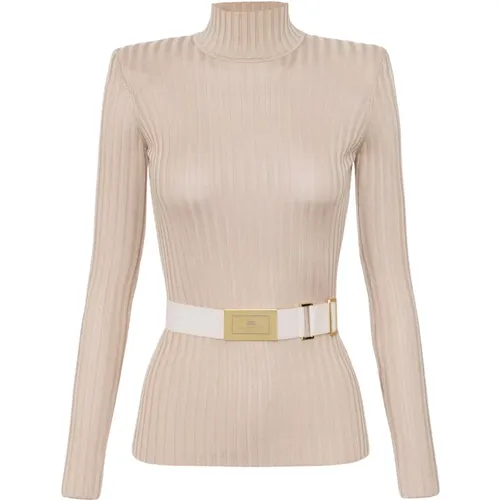 Tops > Long Sleeve Tops - - Elisabetta Franchi - Modalova