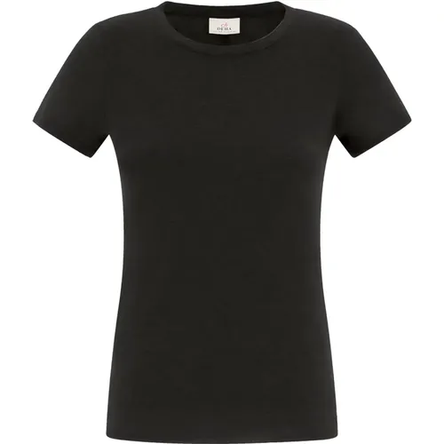 Deha - Tops > T-Shirts - Black - Deha - Modalova